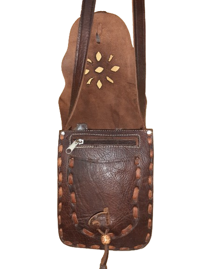 Bolso alargado cuerda bola combinado